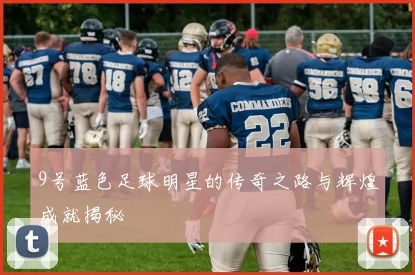 9号蓝色足球明星的传奇之路与辉煌成就揭秘